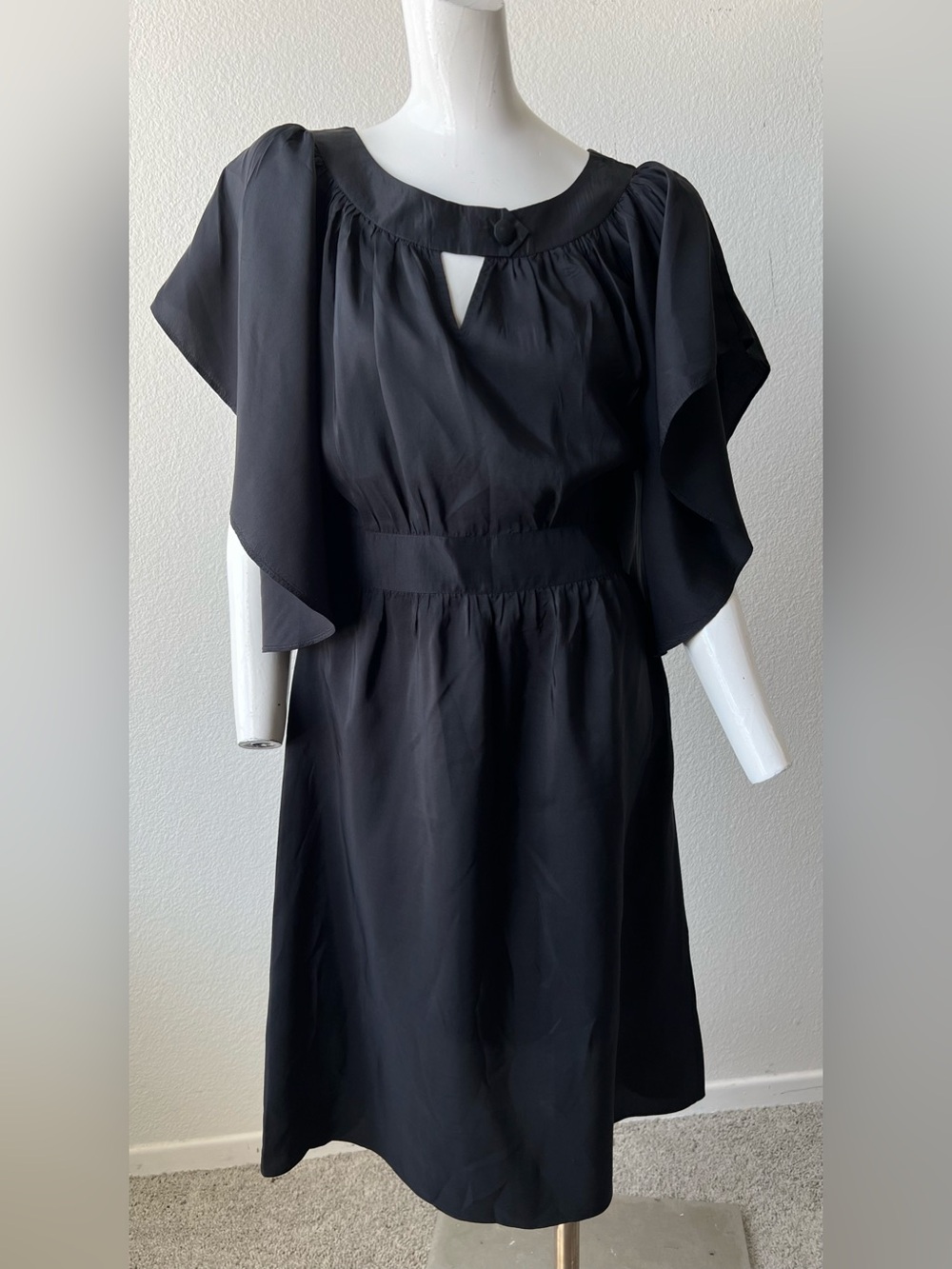 Anthropologie  Fleur Wood SILK dress- size 1